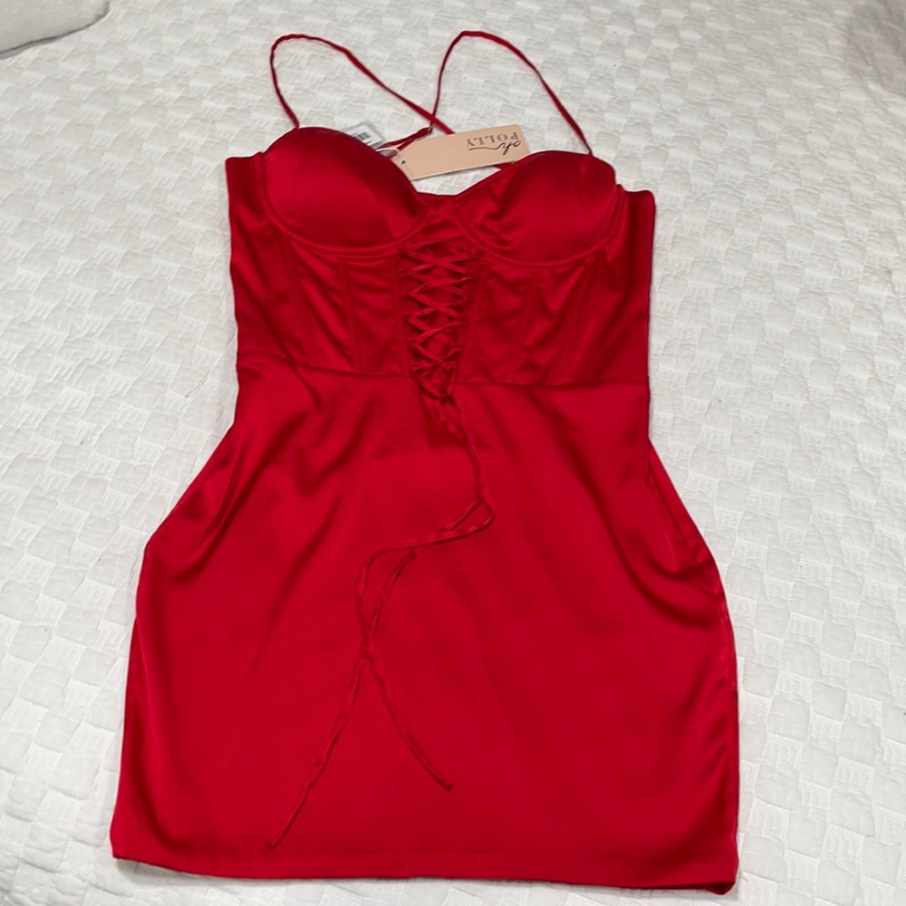 Red dress
